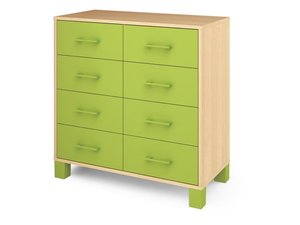 Fresh -  Kast met 8 laden GROEN