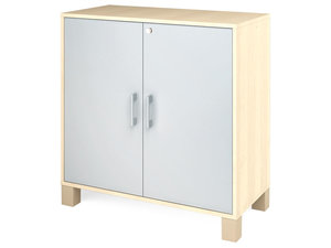 Fresh - Kast met deuren met slot GRIJS