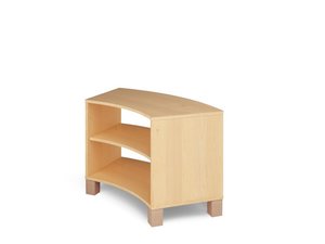 Fresh -  Gebogen lage kast met plank BERKEN Fresh -  Gebogen lage kast met plank BERKEN