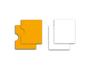 Treasure Island - deurtjes en legplanken ORANJE