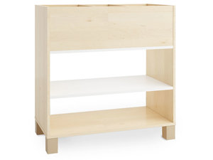 Fresh -  Verhoogde boekenbak WIT Fresh -  Verhoogde boekenbak WIT