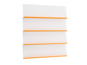 Fresh -  Boekendisplay voor aan de muur ORANJE Fresh -  Boekendisplay voor aan de muur ORANJE