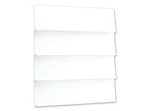 Fresh -  Boekendisplay voor aan de muur WIT Fresh -  Boekendisplay voor aan de muur WIT