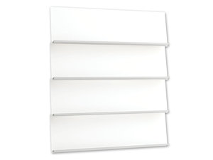 Fresh -  Boekendisplay voor aan de muur GRIJS Fresh -  Boekendisplay voor aan de muur GRIJS