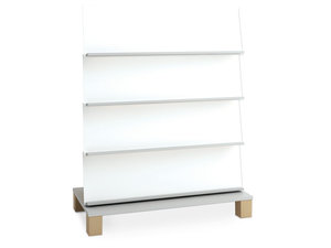 Fresh -  Boekendisplay met planken achterzijde GRIJS Fresh -  Boekendisplay met planken achterzijde GRIJS