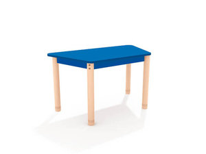 Classic - Trapezium verstelbare tafel BLAUW Classic - Trapezium verstelbare tafel BLAUW