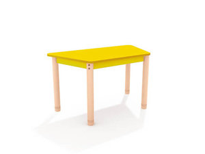 Classic - Trapezium verstelbare tafel GEEL Classic - Trapezium verstelbare tafel GEEL
