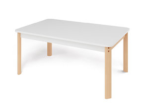 Classic - Rechthoekige verstelbare tafel WIT Classic - Rechthoekige verstelbare tafel WIT