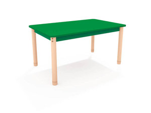 Classic - Rechthoekige verstelbare tafel GROEN Classic - Rechthoekige verstelbare tafel GROEN