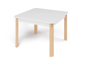 Classic - Vierkante verstelbare tafel WIT Classic - Vierkante verstelbare tafel WIT