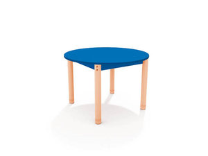 Classic - Ronde verstelbare tafel BLAUW Classic - Ronde verstelbare tafel BLAUW