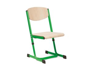 Leerlingstoel verstelbaar, maat 1-2 GROEN Leerlingstoel verstelbaar, maat 1-2 GROEN