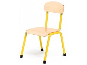 Karolek -  Kleuterstoel, maat 1 GEEL