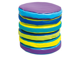 Softplay  zitkussentjes met granulaatkorrels Softplay  zitkussentjes met granulaatkorrels