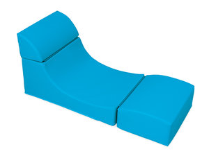 Softplay loungebankje LICHTBLAUW Softplay loungebankje LICHTBLAUW
