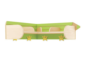 Crayon  - Hoek  kapstok 4 GROEN