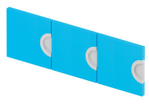 Cubo garderobedeurtjes - 3 stuks BLAUW