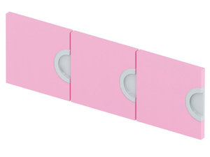 Cubo garderobedeurtjes - 3 stuks ROZE