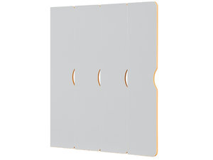Vita - Garderobe deurtjes 4 GRIJS Vita - Garderobe deurtjes 4 GRIJS