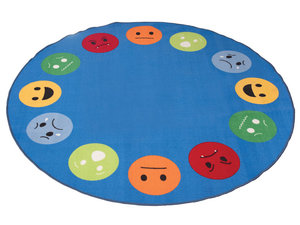 Emoties vloerkleed - Ø 2 meter Emoties vloerkleed - Ø 2 meter