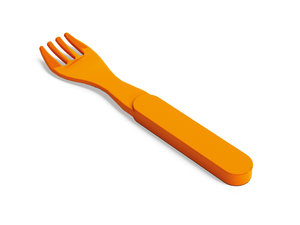 Onbreekbare kindervork ORANJE