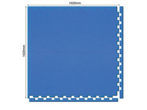Vloermat interlock BLAUW Vloermat interlock BLAUW