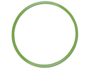 Platte hoepels 50 cm - Set van 4