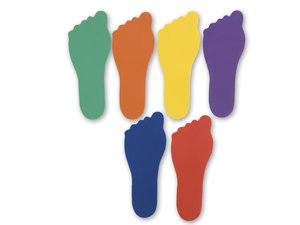 Markeringsset voetjes, 6 paar