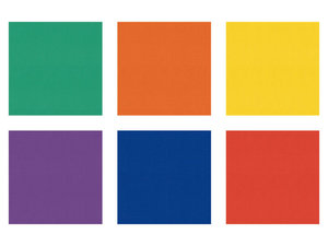 Markeringsset vierkantjes, 6 stuks