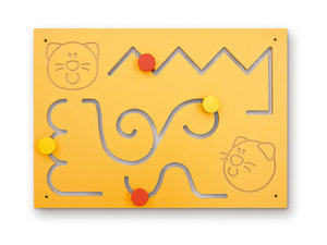 Wandbord - Motoriek, katten