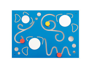 Wandbord - Motoriek, vissen met spiegels