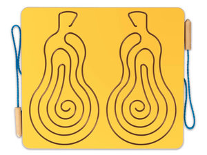 Overtrekbord voor twee handen peren