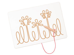 Schrijfmotoriekbord bloemen Schrijfmotoriekbord bloemen