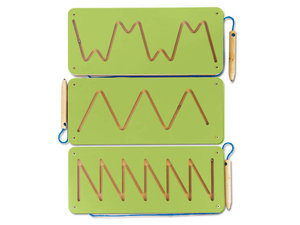 Lijnen volgen, magneetborden set 1 Lijnen volgen, magneetborden set 1