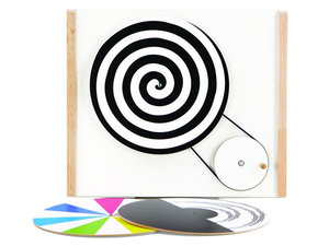 Wandpaneel Whiteline, draaischijf