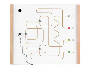 Wandpaneel Whiteline, electro  labyrinth