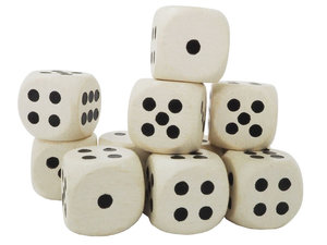 Dobbelstenen 50 stuks