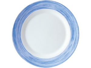 Servies Brush - Blauw bord XL