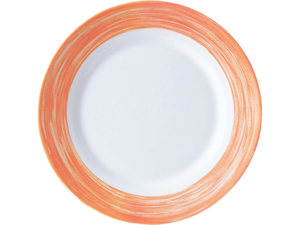 Servies Brush - Oranje bord XL