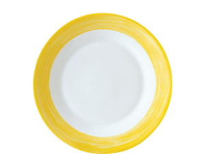 Servies Brush - Geel bord L