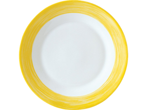Servies Brush - Geel bord XL