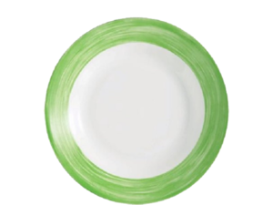 Servies Brush - Groen bord L