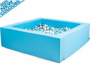 Softplay  ballenbak 200x200 cm incl. ballen Softplay  ballenbak 200x200 cm incl. ballen