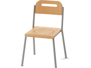 School - Classic stapelbare stoel, maat 7 School - Classic stapelbare stoel, maat 7