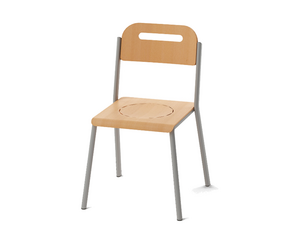 School - Classic stapelbare stoel, maat 4 School - Classic stapelbare stoel, maat 4