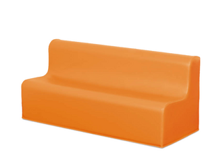 Softplay bankje, zithoogte 25 cm ORANJE Softplay bankje, zithoogte 25 cm ORANJE