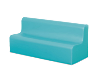 Softplay bankje, zithoogte 25 cm LICHTBLAUW Softplay bankje, zithoogte 25 cm LICHTBLAUW