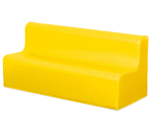 Softplay bankje, Zithoogte 32 cm GEEL Softplay bankje, Zithoogte 32 cm GEEL