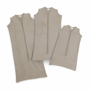 Badstof slaapzak Taupe - 90 cm