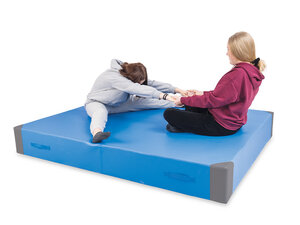 Sportmat 200 x 150 x 25 cm met verstevigde hoeken BLAUW